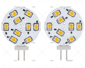 LÂMPADA G4 12/24V  0,2WX9 LED 2UD.