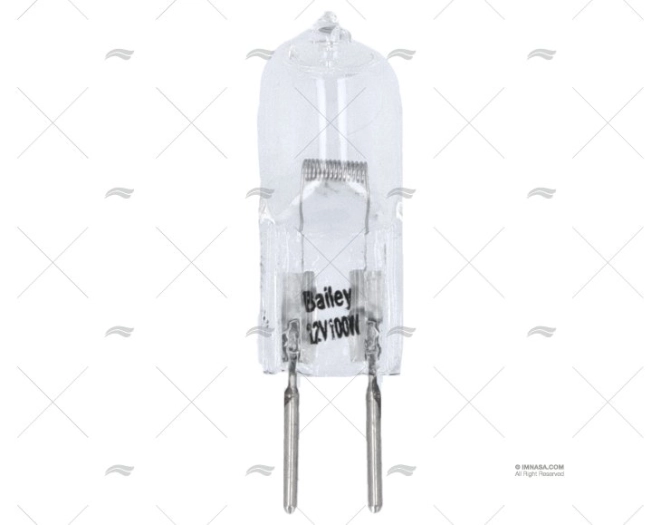 LAMPE HALOGENE G6,35 12V 100W JC