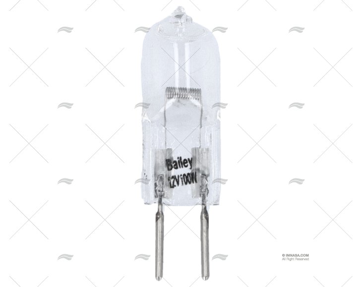 LAMPE HALOGENE G6,35 12V 100W JC