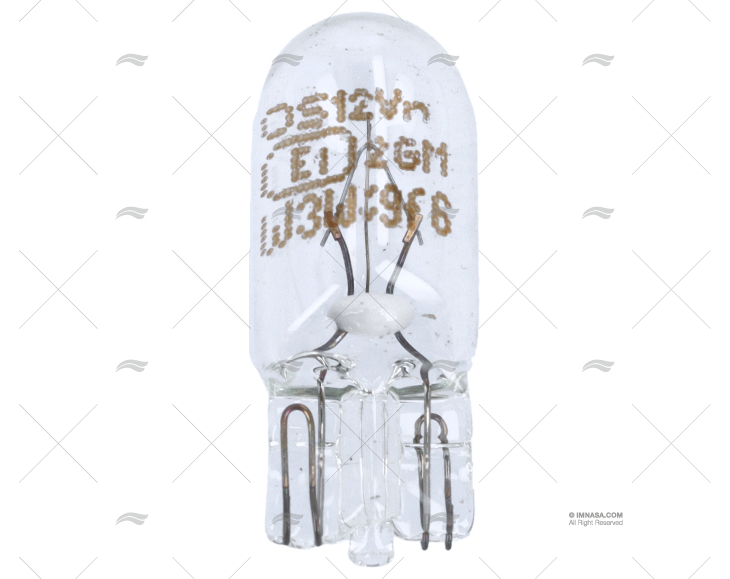 BOMBILLA W2,1x9,5D 12V 3W   504 AGUJA