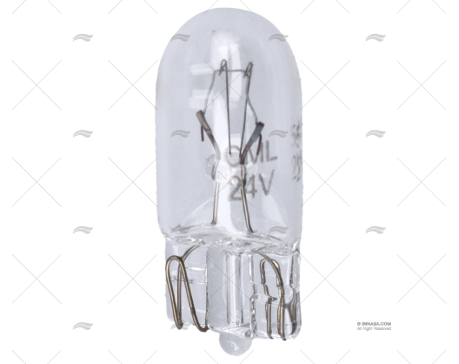 BOMBILLA W2,1x9,5D 24V 2W   513 AGUJA