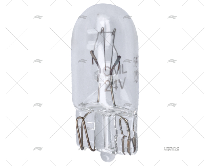 BOMBILLA W2,1x9,5D 24V 2W   513 AGUJA