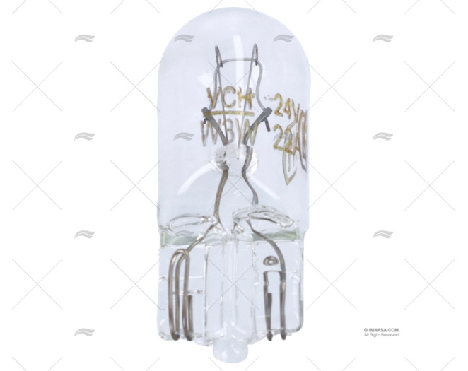 BOMBILLA W2,1x9,5D 24V 3W   505 AGUJA