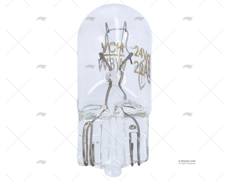 BOMBILLA W2,1x9,5D 24V 3W   505 AGUJA