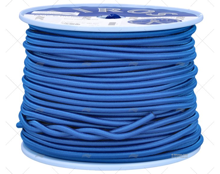 SHOCK CORD ROPE 08mm BLUE 100m LIROS