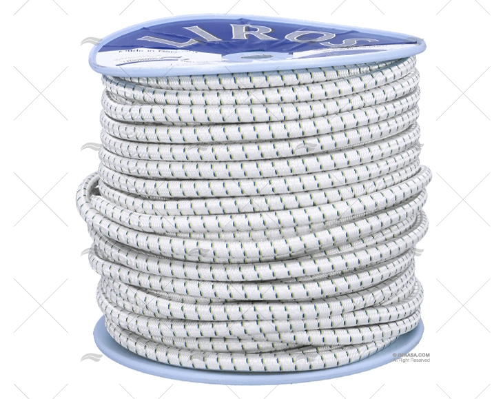 CABO SHOCK CORD 14mm BLANCO   100m LIROS