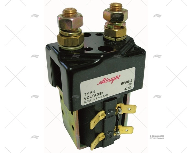CONTACTOR  SINGLE-POLE ON/OFF TYPE   12V