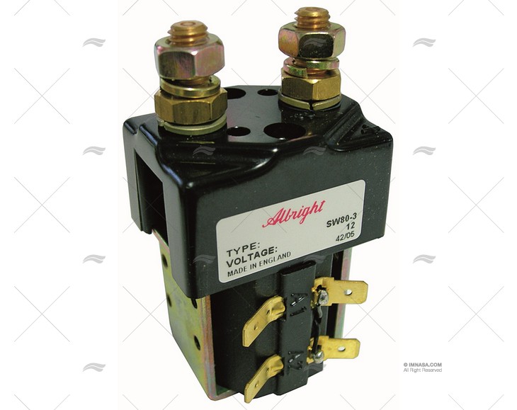 CONTACTOR SIMPLE   12V TIPO SW80-12