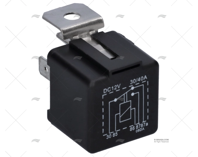 RELAIS 30/40A SANS FUSIBLE 12V