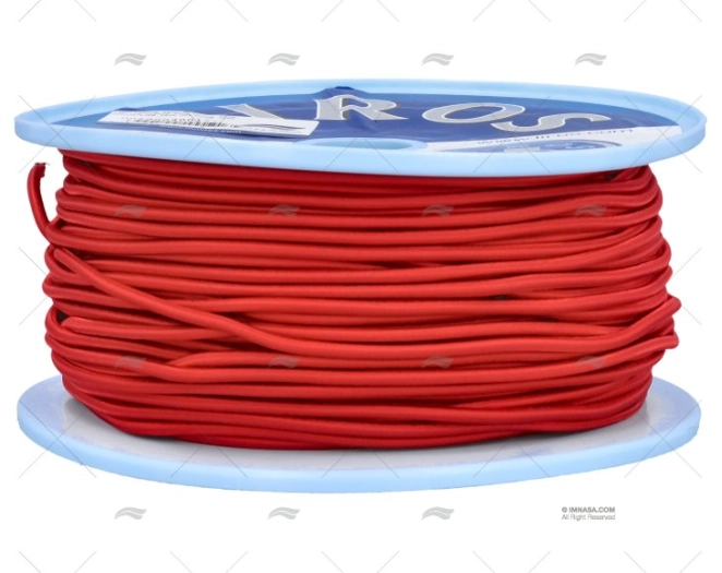 SHOCK CORD ROPE 04mm RED 100m LIROS