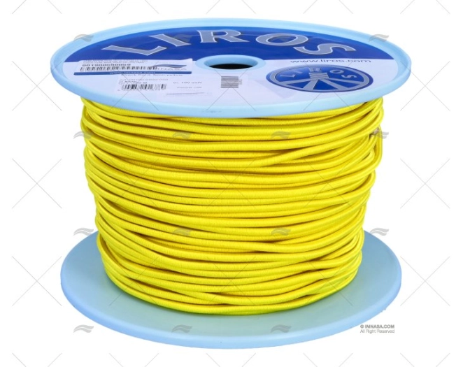 CABO ELÁSTICO 05mm AMARELO 100m LIROS
