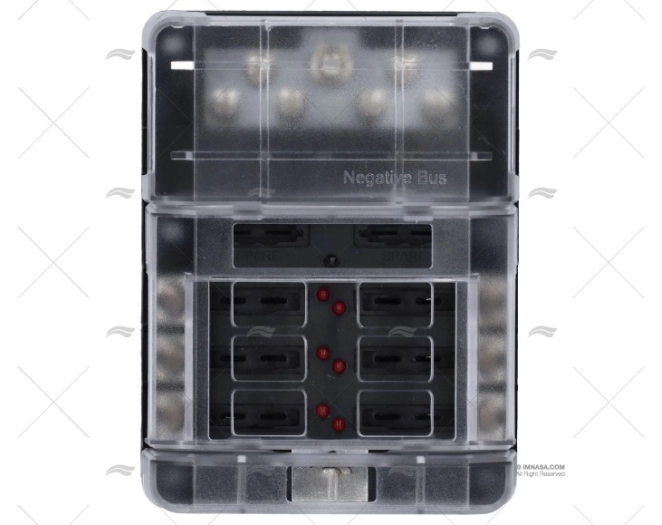 SCATOLA PORTAFUSIBILI 6P + BUSBAR