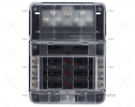 SCATOLA PORTAFUSIBILI 6P + BUSBAR
