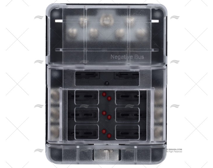 FUSE HOLDER BOX 6P + BUSBAR