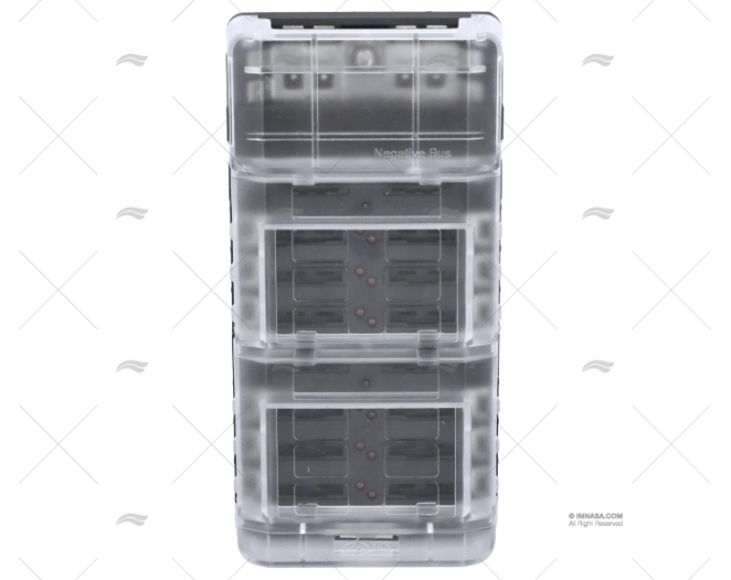 FUSE HOLDER BOX 12P + BUSBAR QUICK TERM.