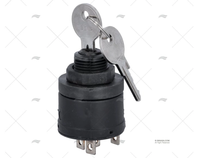 CHIAVE CONTATTO 3 POSIZ. SPENTO/ACCENSIONE/AVVIAMENTO 6T