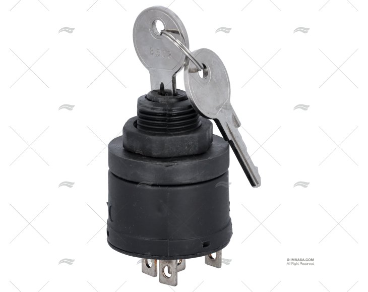 CHIAVE CONTATTO 3 POSIZ. SPENTO/ACCENSIONE/AVVIAMENTO 6T