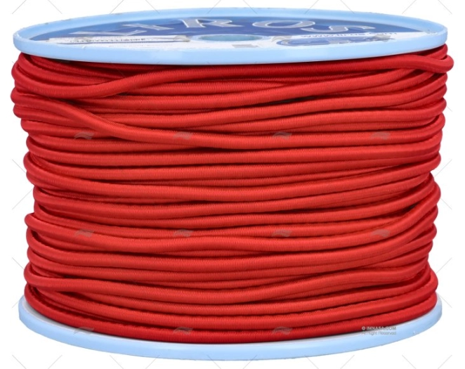 CORDAGE SHOCK CORD 06mm ROUGE 100m LIROS
