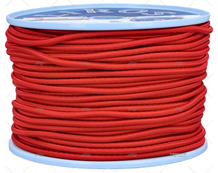 SHOCK CORD ROPE 06mm RED 100m