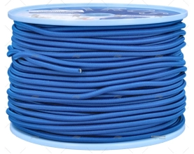 CORDAGE SHOCK CORD 06mm BLEU 100m LIROS