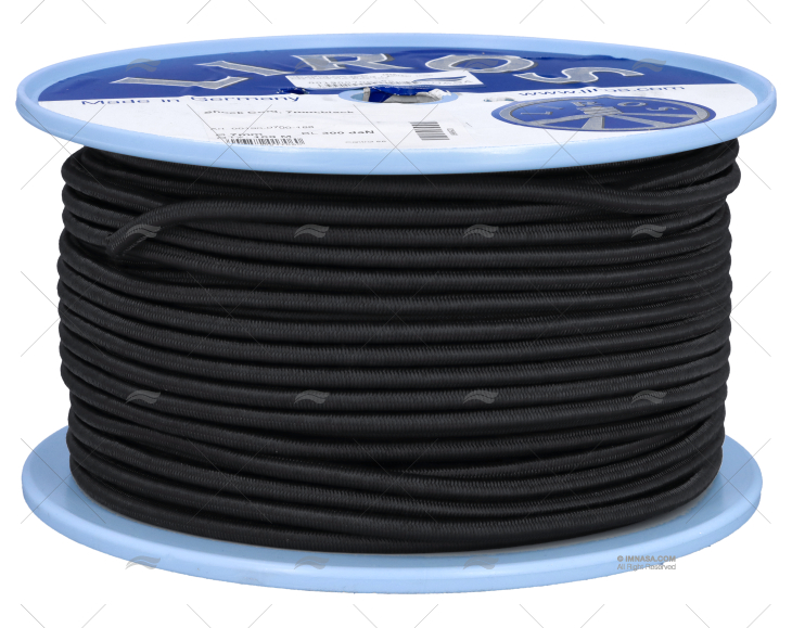 CABO SHOCK CORD 07mm PRETO 100m