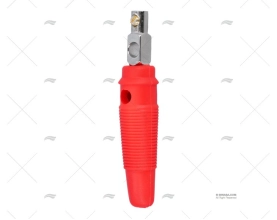 BANANA COM PRISIONEIRO 4mm VERMELHA