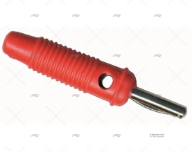 FICHE MALE CYLINDRE D.4MM +