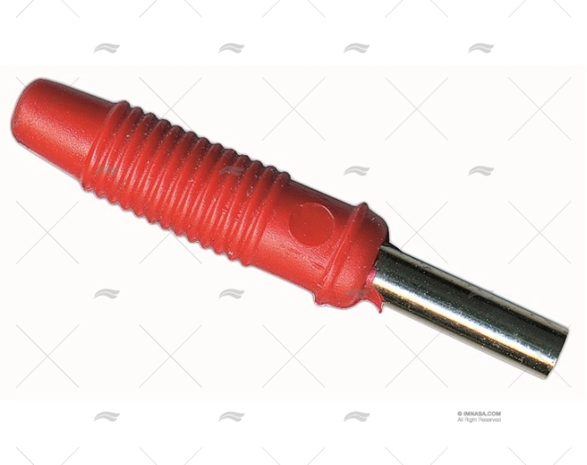 BANANA HEMBRA 4mm ROJA