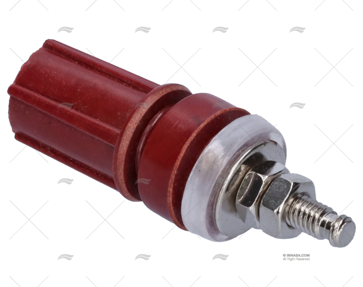 BORNE LATON ROJO  4mm