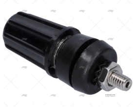 BORNE LATÃO PRETO 4mm