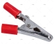 INSULATED ALLIGATOR CLIP RED