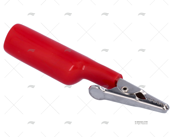 INSULATED AALIGATOR CLIP RED LB