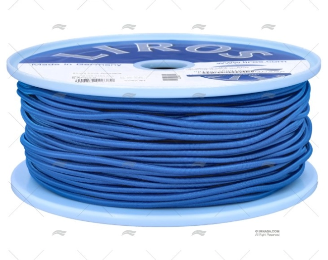 CORDAGE SH0CK CORD 04MM BLEU 100m LIROS