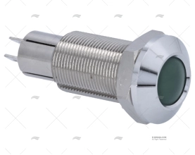PILOT LIGHT GREEN 12V