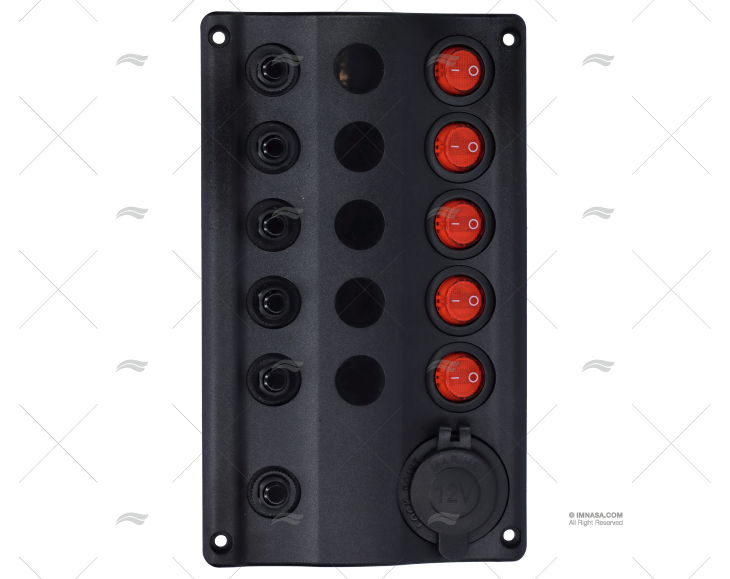 PANNELLO INT. 12V C/PRESA ACCENDINO 6
