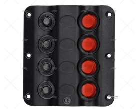 PAINEL CONTROLO 4P LED 12V