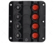 PANEL CONTROL 4P LED 12V