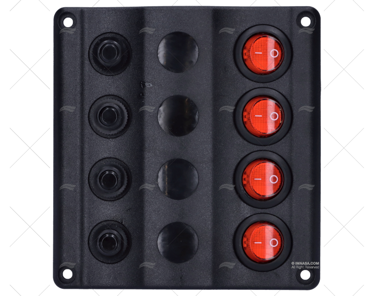 PAINEL INTERRUPTOR 12V LED INDICADOR