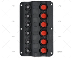 PAINEL CONTROLO 6P LED 12V