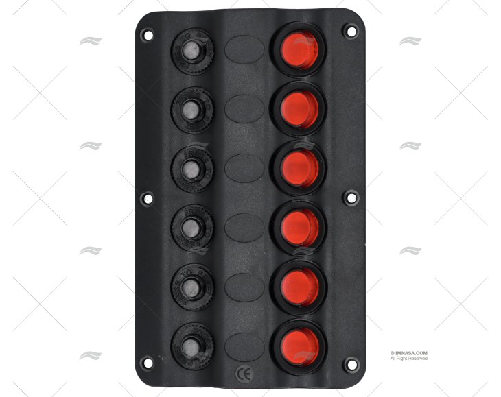 PAINEL CONTROLO 6P LED 12V