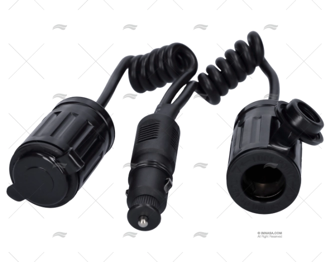 ALARGO MECHERO CON DOBLE ENCHUFE 12V