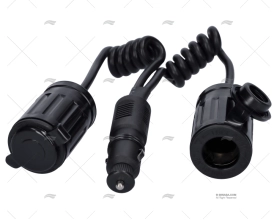 EXTENSÃO ISQUEIRO DUPLO FICHA 12V
