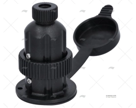 TOMADA DE CONEXÃO NYLON 5A 2 PINOS