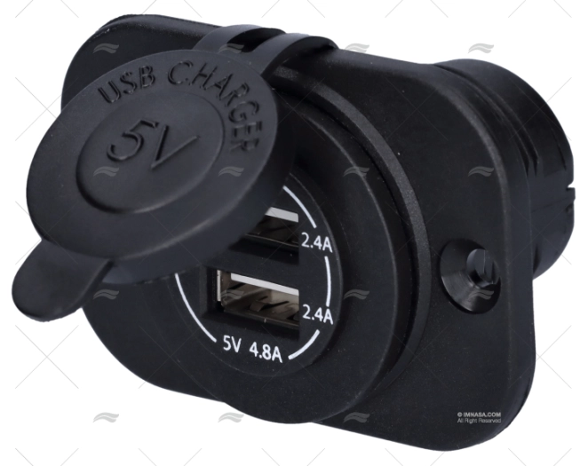TOMADA USB 12V 2 ENTRADAS IPAD 12V