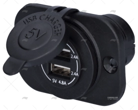 TOMADA USB 12V 2 ENTRADAS IPAD 12V