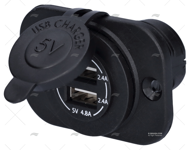 TOMADA USB 12V 2 ENTRADAS IPAD 12V