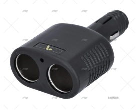 SDOPPIATORE PER 2 PRESE DI CORRENTE 12V