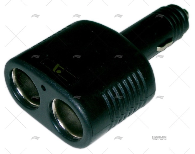 TWIN SOCKET FEMALE CONNECTOR 12V