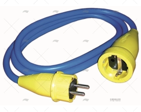 PROLUNGA ELETTRICA BLU  2m 3X1,5mm2