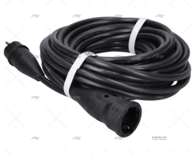 PROLUNGA ELETTRICA NERA 15m 3X1,5mm2